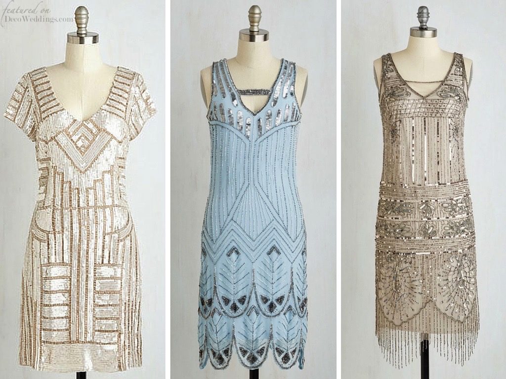 Flapper Holiday Party Dresses