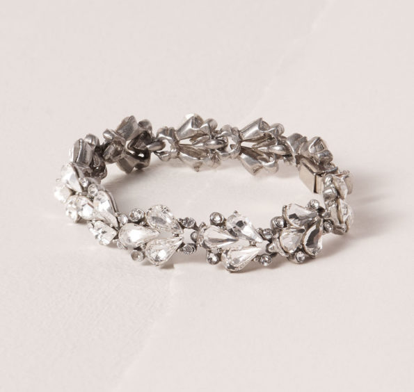 Floral Crystal Art Nouveau Bracelet | Hidcote