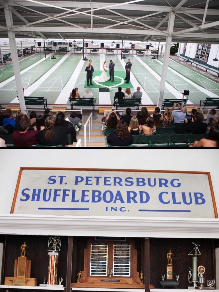 Florida Shuffleboard Club Wedding