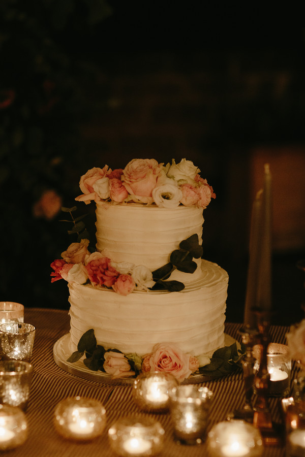 Flower Cake | Autumn Castle Wedding