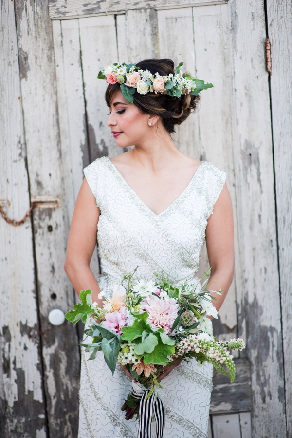 Flower Crown | Vintage Summer Wedding Inspiration