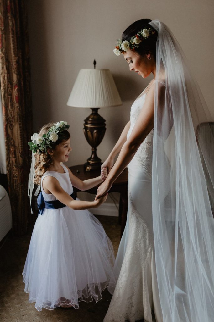 Flower Girl + Bride