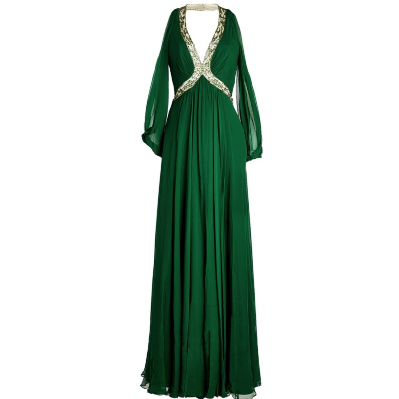 jenny packham green dress