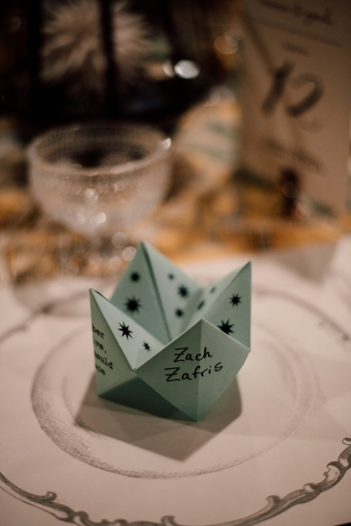 DIY Fortune Teller Vintage Wedding