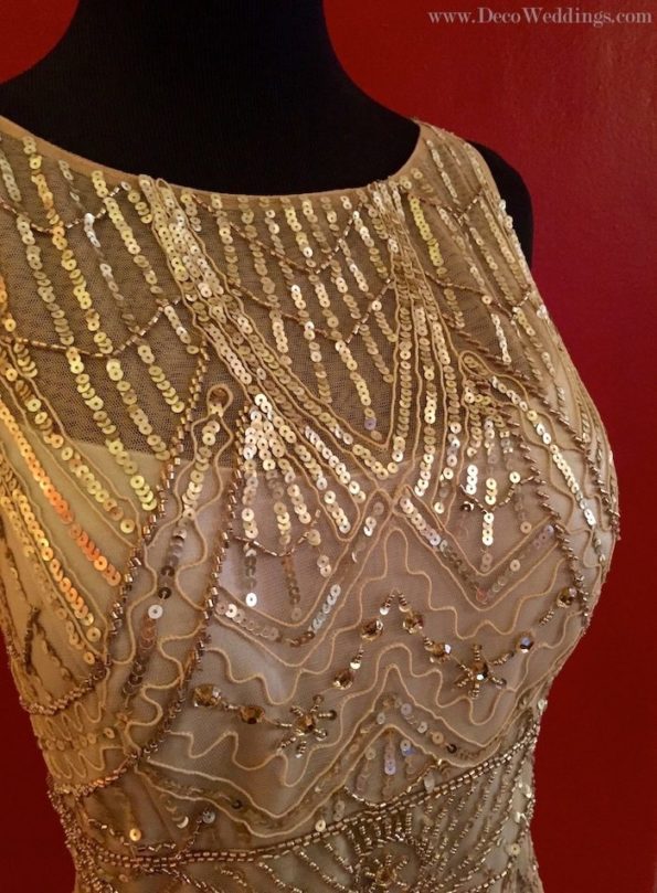 Gatsby Beaded Evening Gown Sue Wong