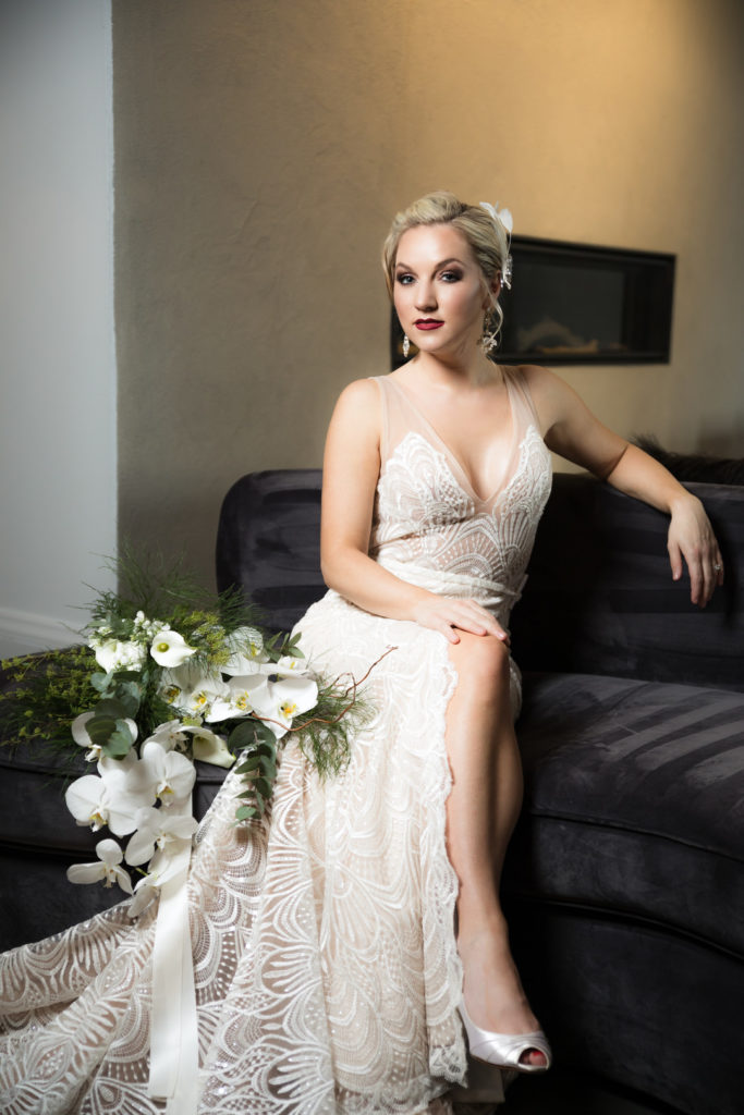 Gatsby Wedding Inspiration Bride