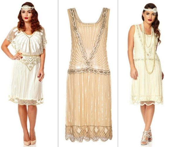 Gatsby Lady Flapper Wedding Dresses