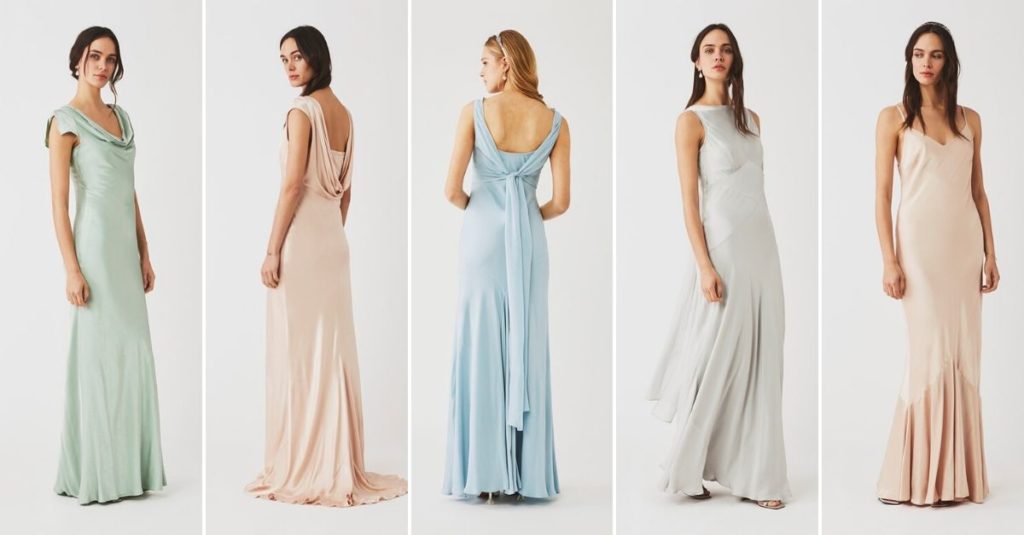 GHOST London | Vintage Satin Bridesmaid 