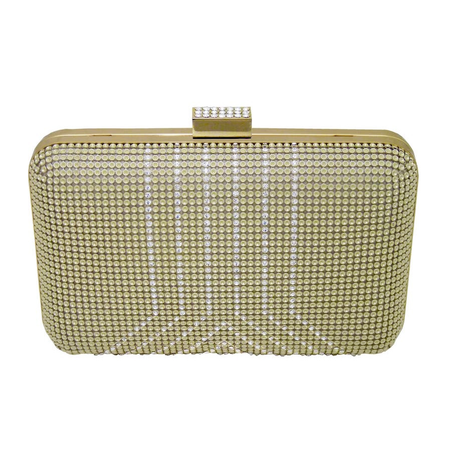 Gold Art Deco Minaudière | Yves | Whiting + Davis