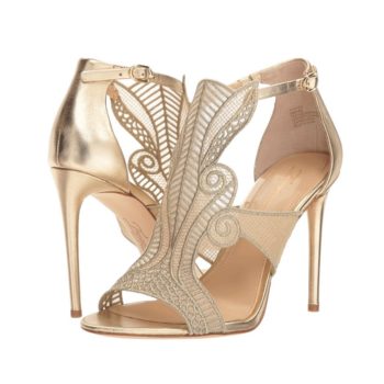 Gold Art Nouveau Heels | Rashi