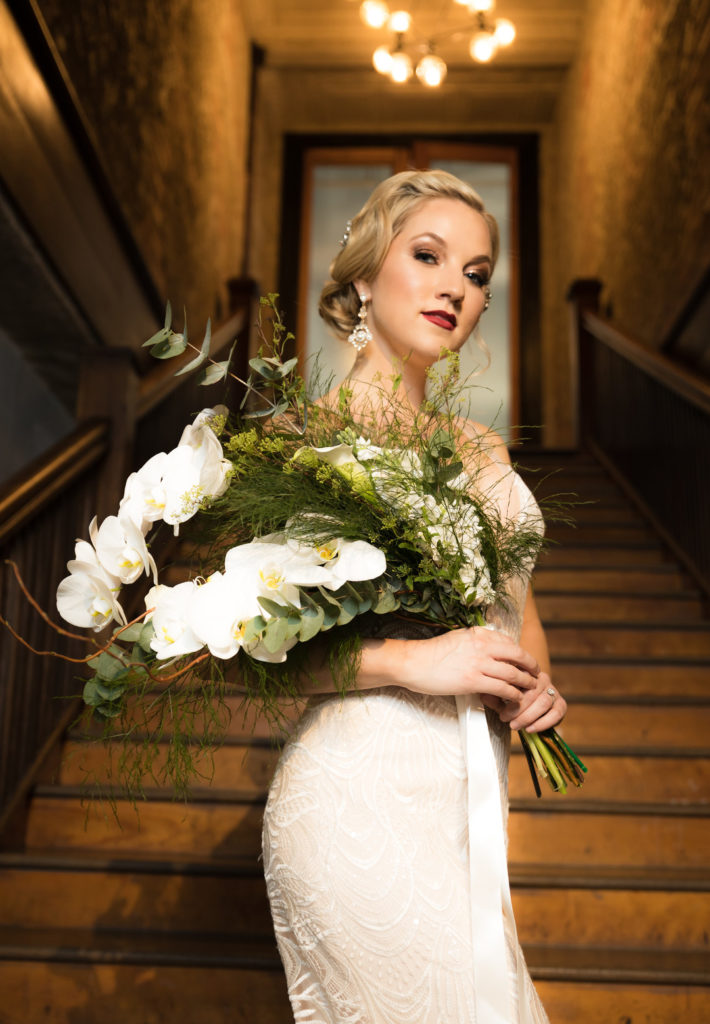 Bridal Bouquet | Great Gatsby Wedding Inspiration