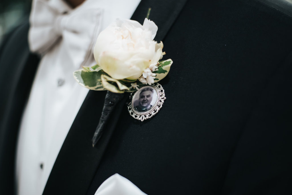 Groom Boutonniere | Elegant Vintage Country Club Wedding