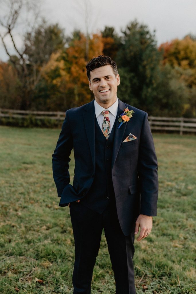 Groom | Vintage Barn Wedding