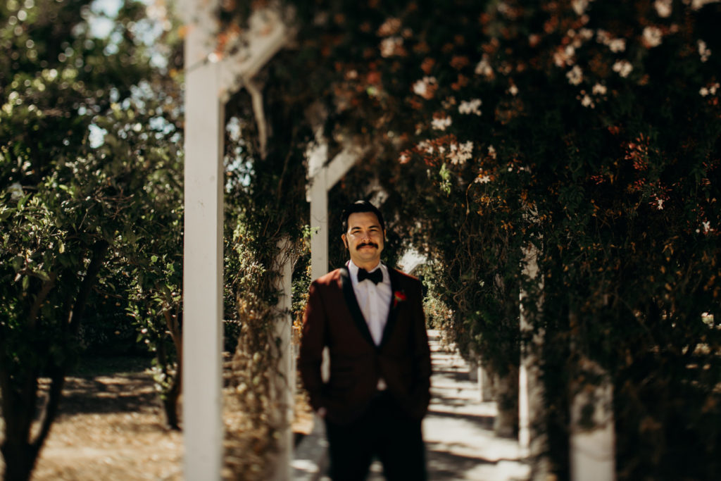 Groom | Vintage California Winter Wedding