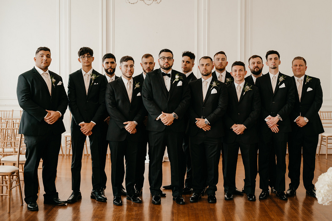 Groomsmen | Elegant Hotel Wedding