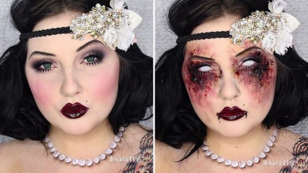 Halloween Flapper Makeup Tutorial