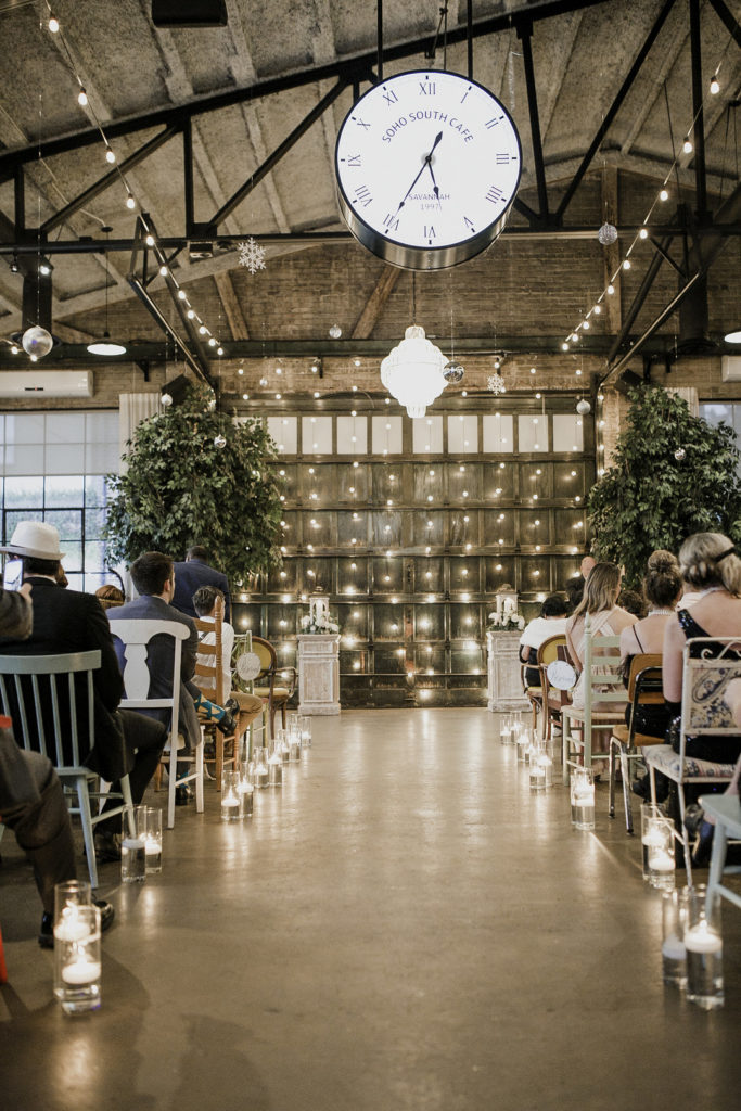 Industrial Venue 1920s New Years Eve Wedding