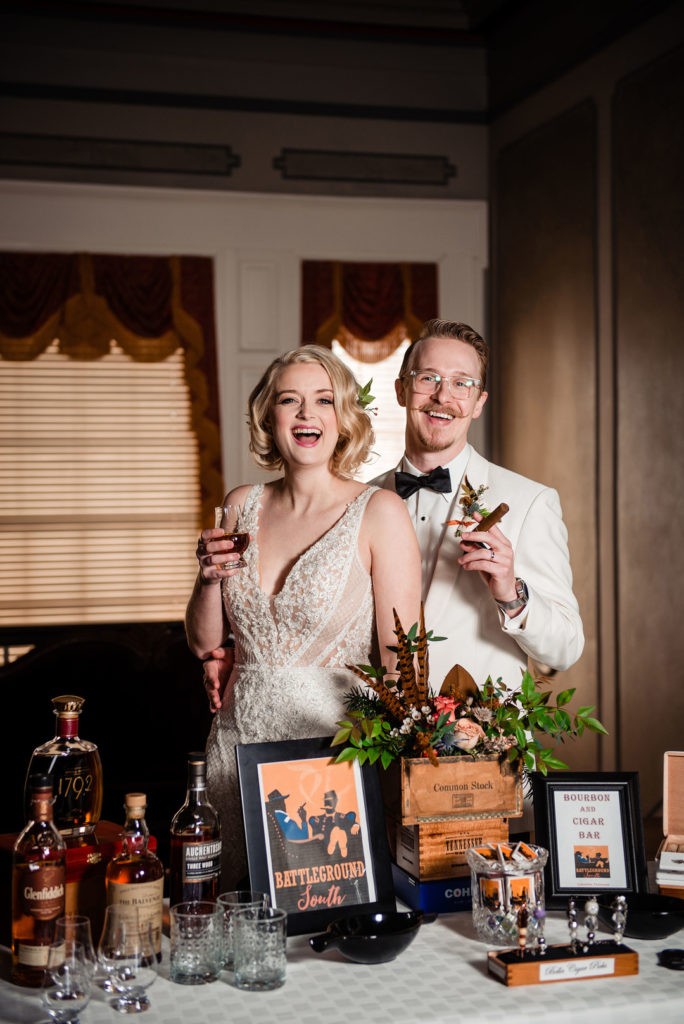 Intimate 1920s Style Wedding Tennessee