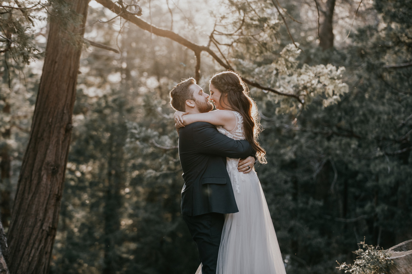 Intimate Rustic Forest Wedding