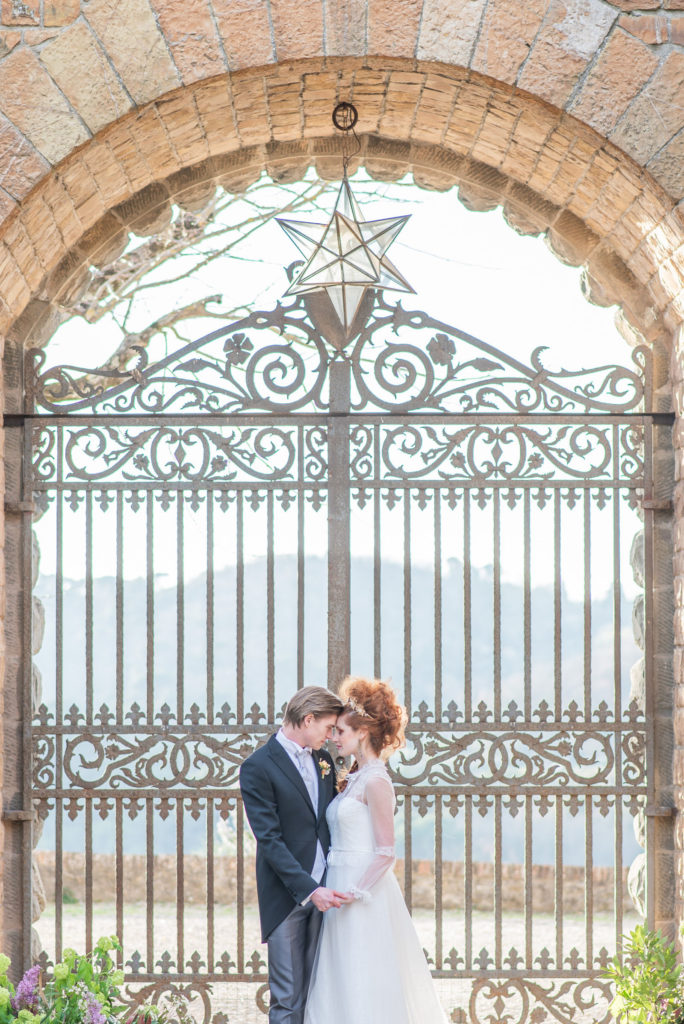 Italian Vintage Wedding Bride + Groom