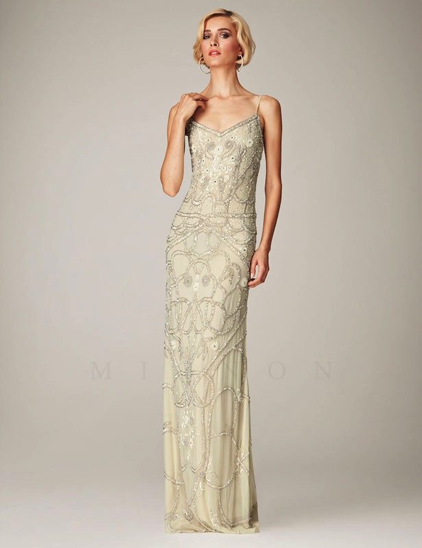 Ivory Art Nouveau Gown | Deco Shop
