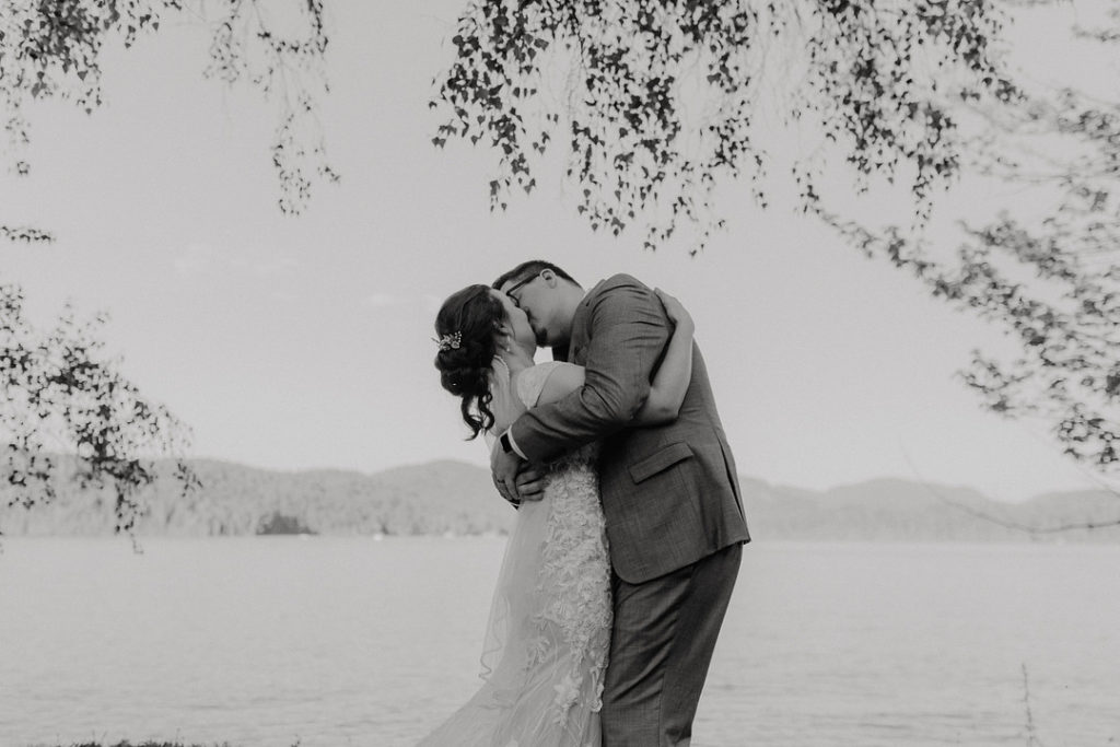 Kiss Lake Placid Elopement