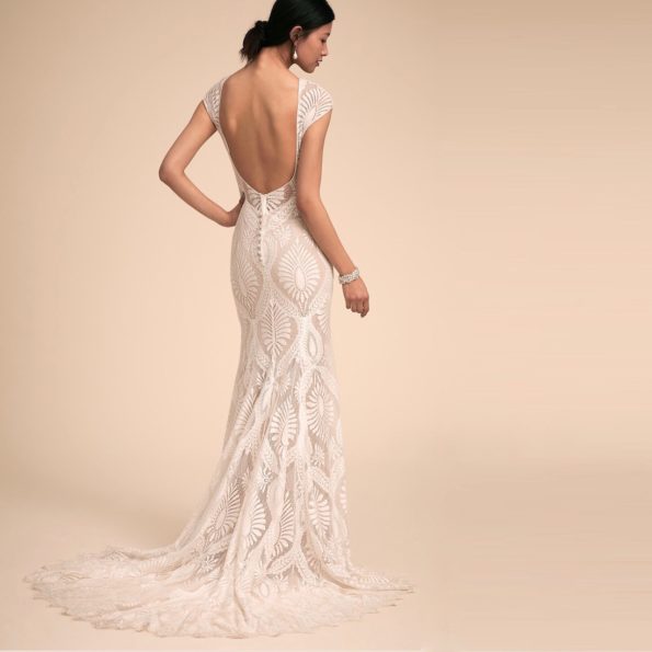 Lace Cap Sleeve Wedding Gown | Ludlow