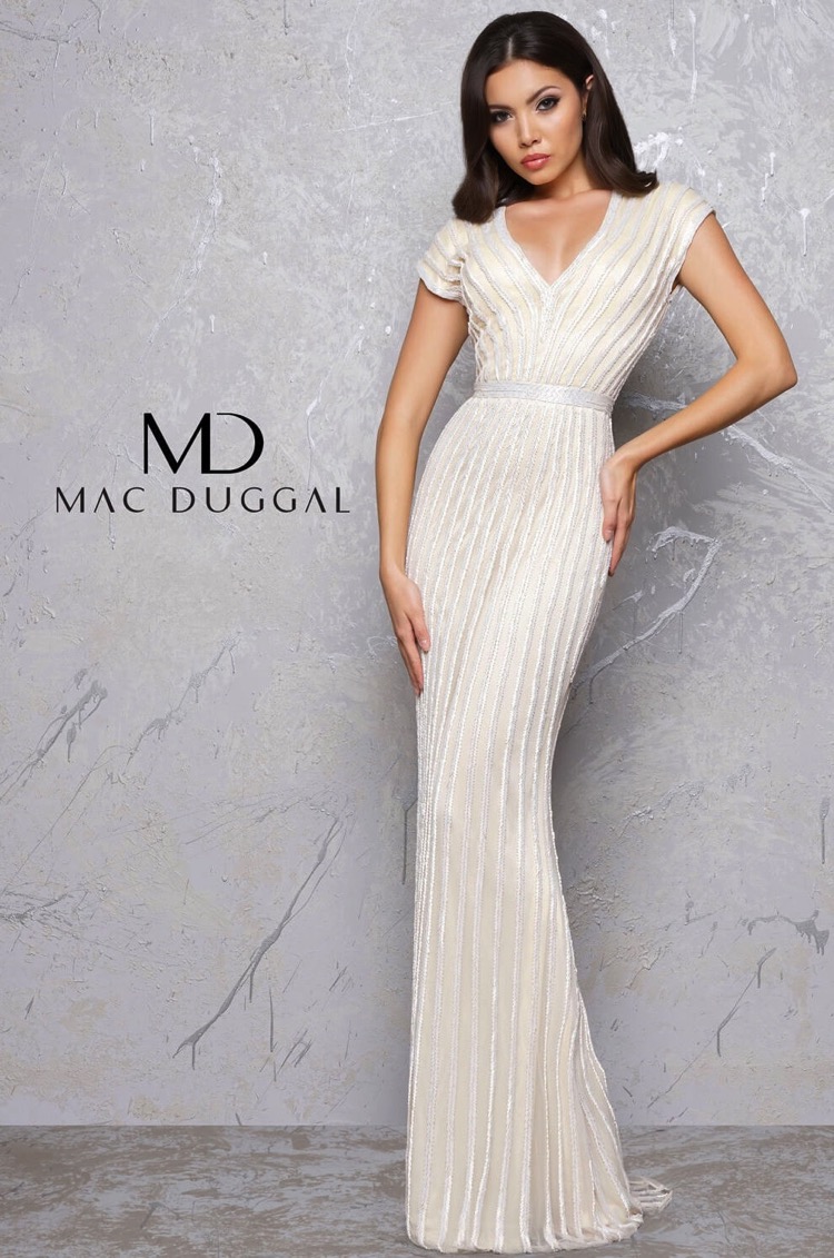 Art Deco Wedding Gown | Mac Duggal 4431D