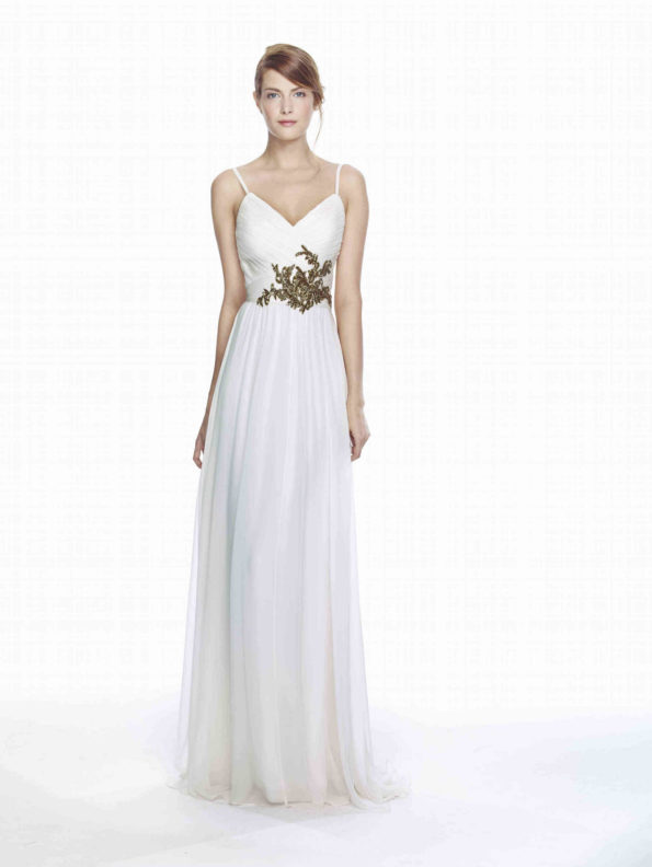 Ivory Art Nouveau Gown | Marchesa Notte