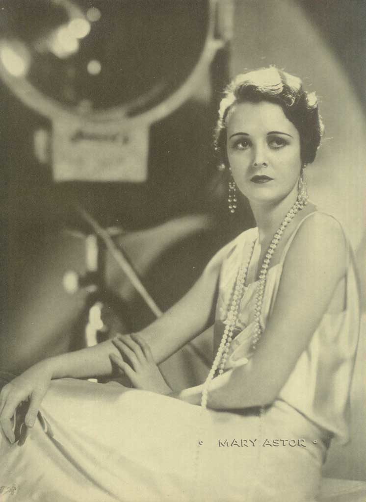 Mary Astor Art Deco Film Star