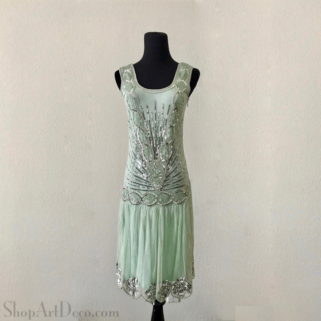 designer flapper dress