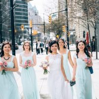 Mint Green Bridesmaids Dresses