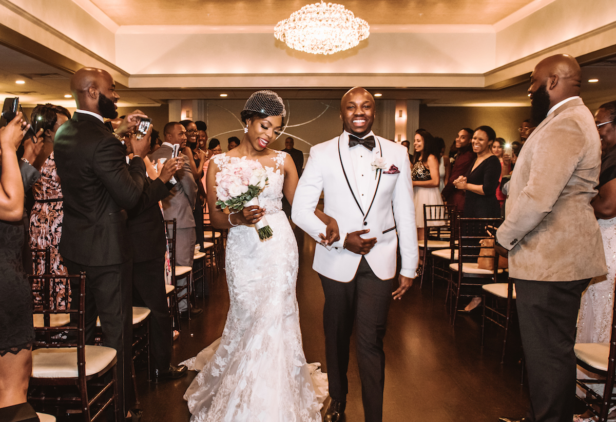 Modern Deco Black Tie Wedding