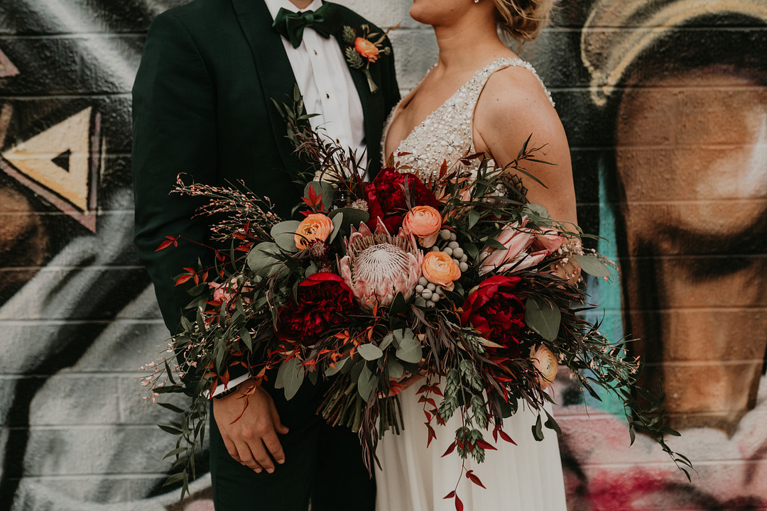 Moody Fall Wedding