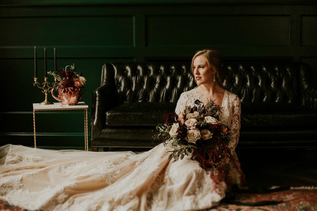 Moody Intimate Vintage Wedding Inspiration