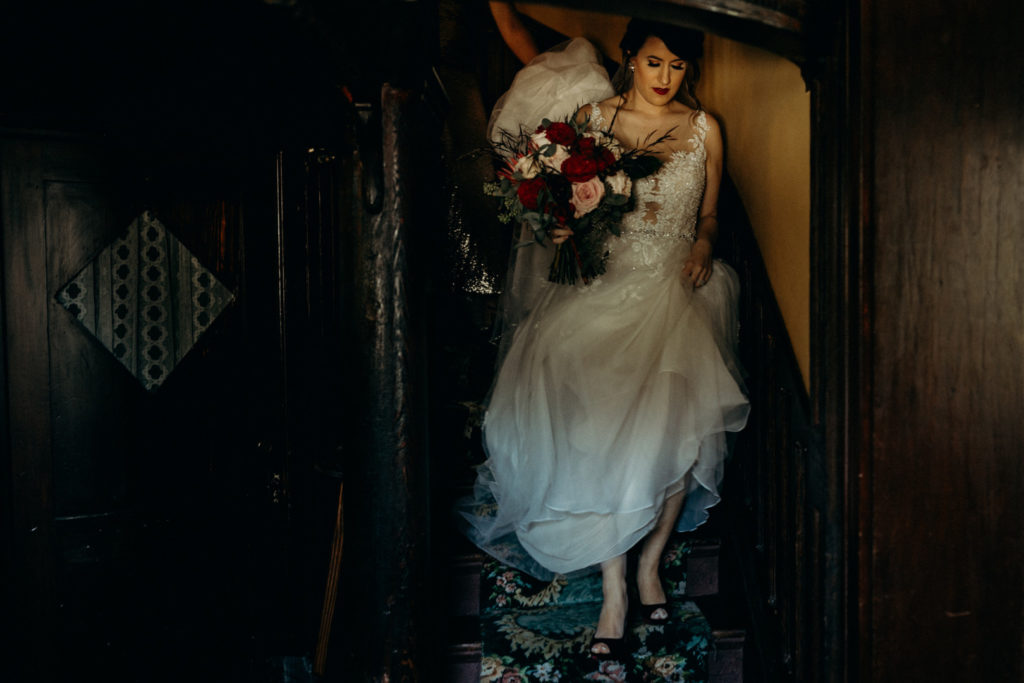 Moody Vintage California Winter Wedding