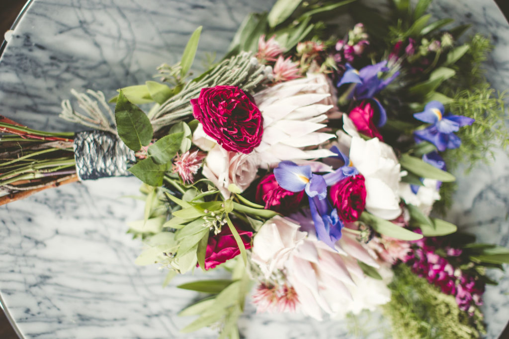 Moody Vintage Wedding Bouquet