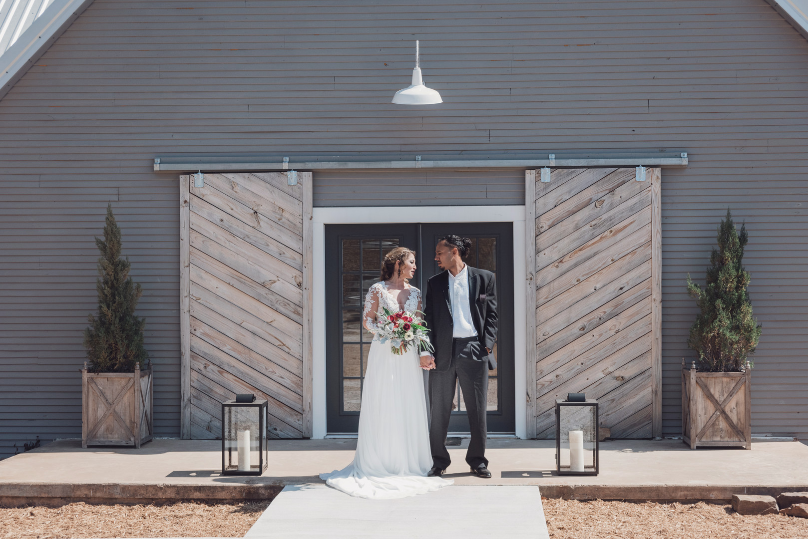 Moody Vintage Winter Wedding Venue