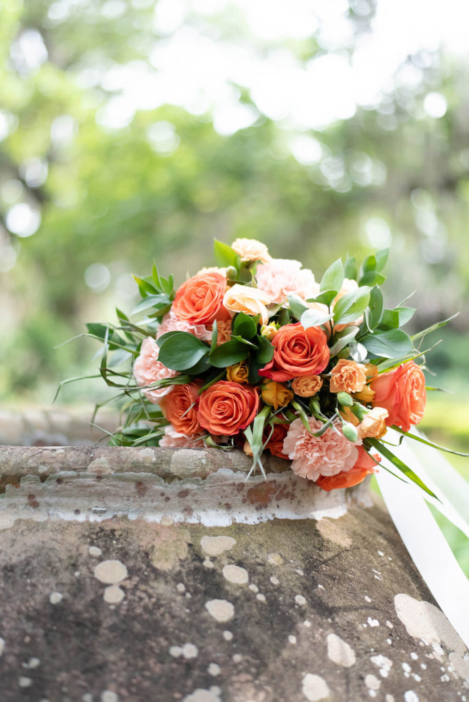 Orange Bouquet | Citrus Grove Wedding