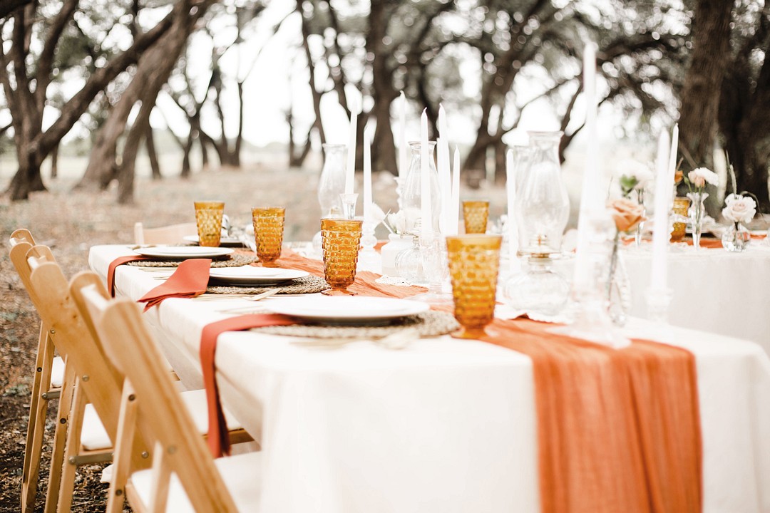 Outdoor Seating | Rustic Autumn Texas Ranch Wedding