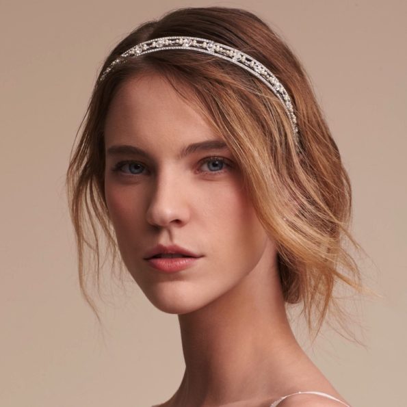 Pearl + Crystal Art Deco Headband | Delano