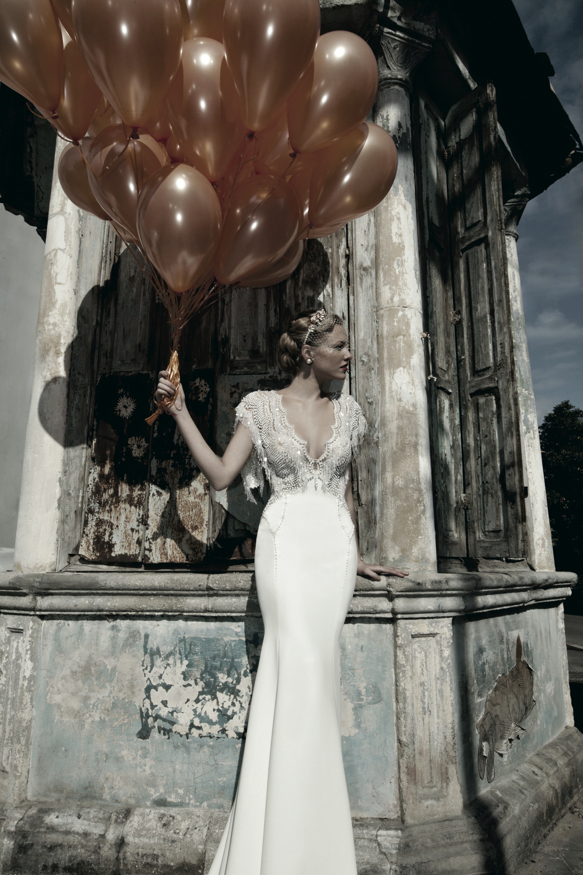 Pearl Wedding Dress by Galia Lahav