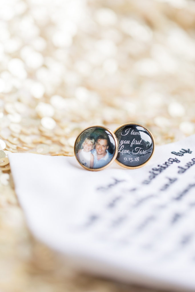 Photo Cufflinks | Classic Vintage Inspired Wedding