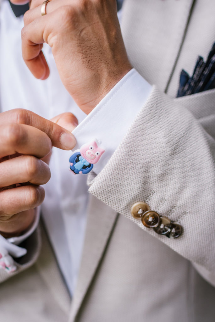 Pig Cufflinks Groom