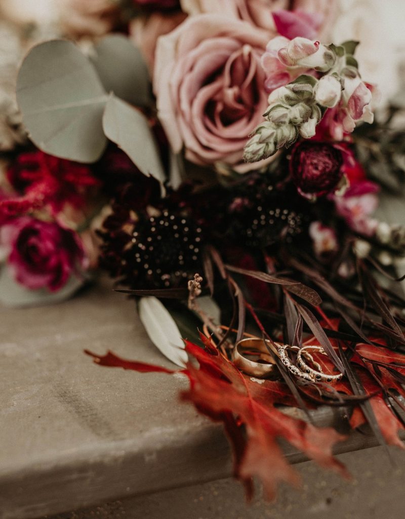 Pink + Red Wedding Florals