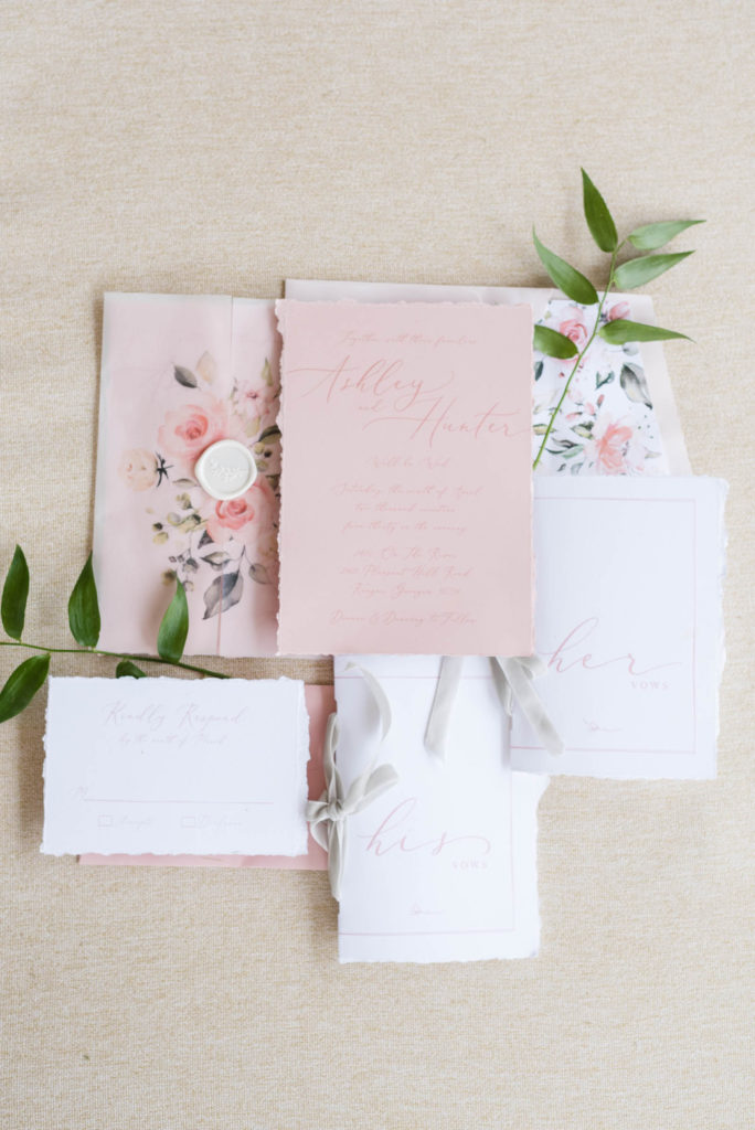 Pink Wedding Invitations