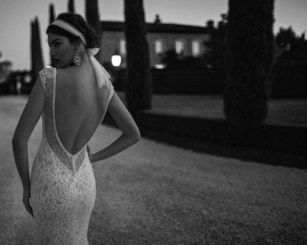 Plunge Back Wedding Gown || Berta