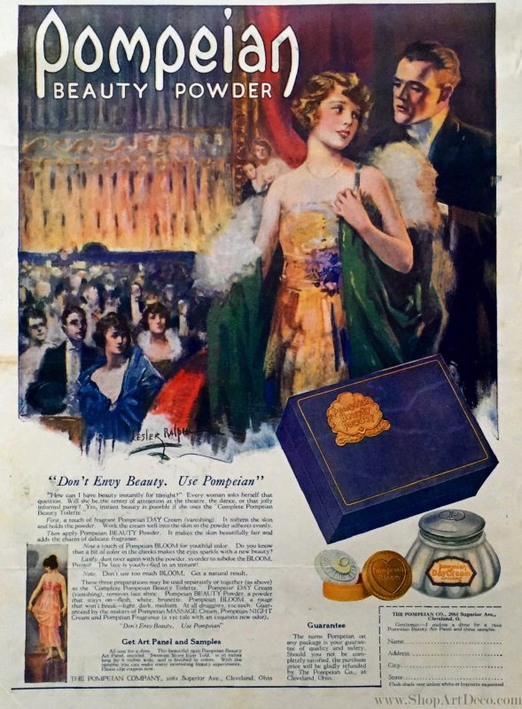 Pompeian Beauty Powder Ad