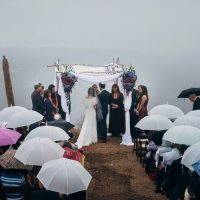 Rainy Solstice Canyon Wedding California