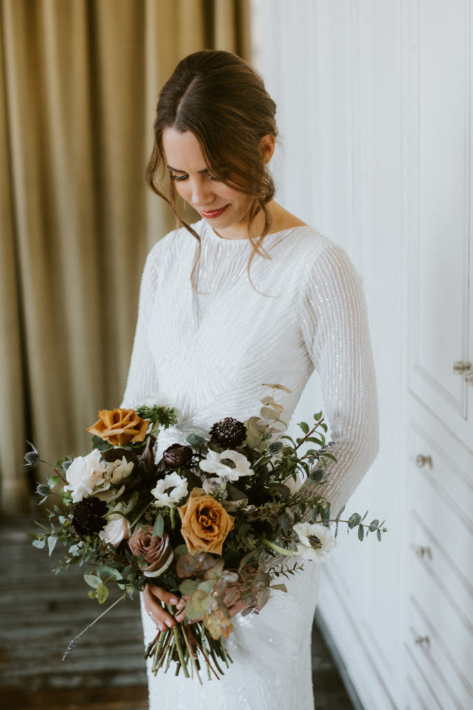 Retro Wedding Hair | Autumn Wedding